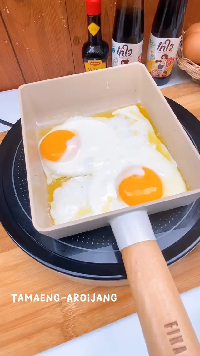 วิธีทำไข่กระทะ_